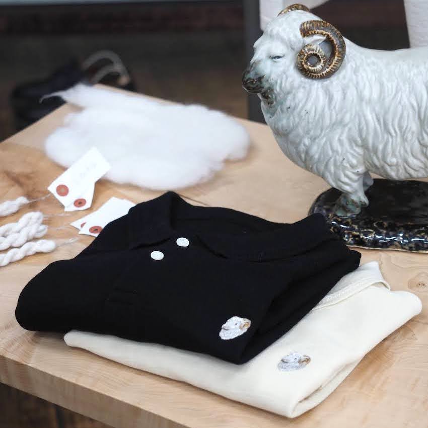 メリノウール ポロシャツ 刺繍入り カレントは見た！！】ポロシャツ革命！ひつじポロシャツの秘密に